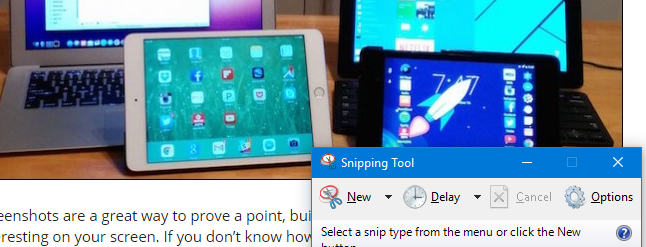 Is there a snipping tool for macbook